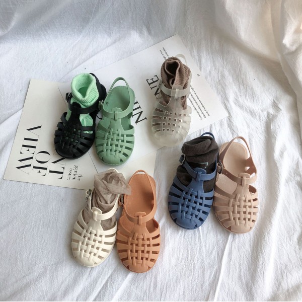 Girls' sandals 2022 new jelly shoes Korean childre...