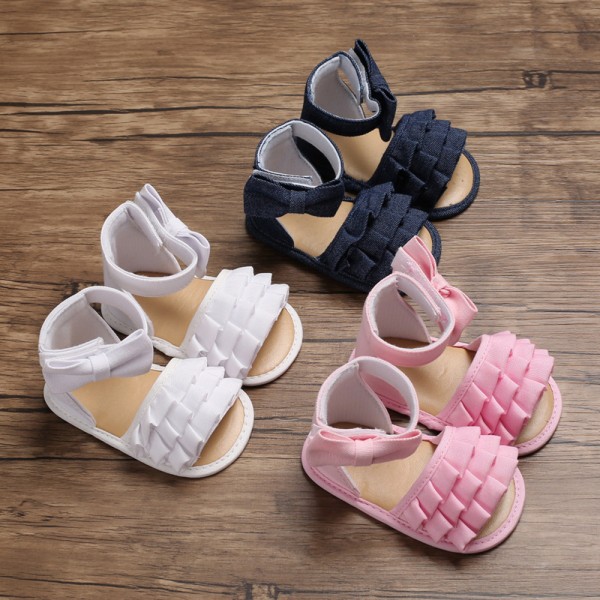 Foreign trade 0-1-year-old toddler shoes high top sandals summer soft sole baby shoes baby shoes 