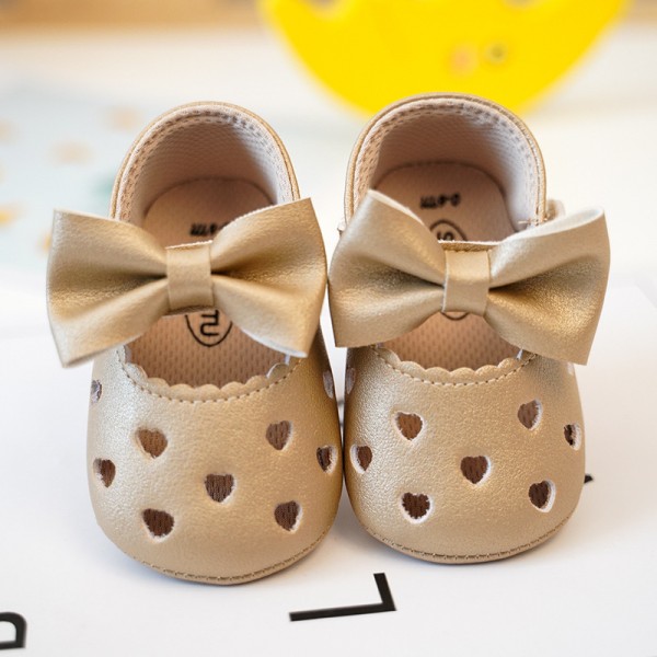 Sika rabbit spring and summer baby shoes female baby princess shoes soft soled non slip walking shoes hollow sandals in summer 