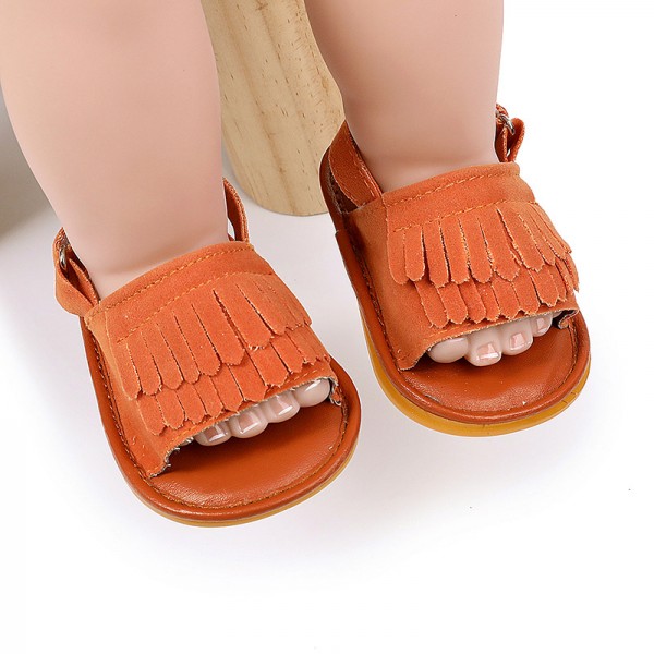 Summer tassel female baby sandals summer rubber soled shoes summer sandals baby shoes baby shoes sandals toddler shoes 