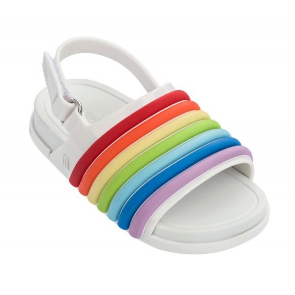 Minielisa Melissa's same jelly children's shoes men's and women's treasure children's Rainbow sandals 