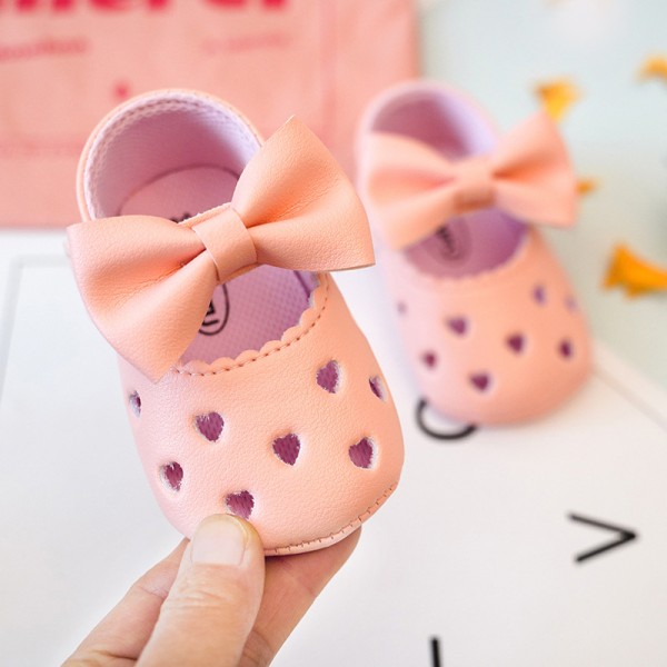 Sika rabbit spring and summer baby shoes female baby princess shoes soft soled non slip walking shoes hollow sandals in summer 