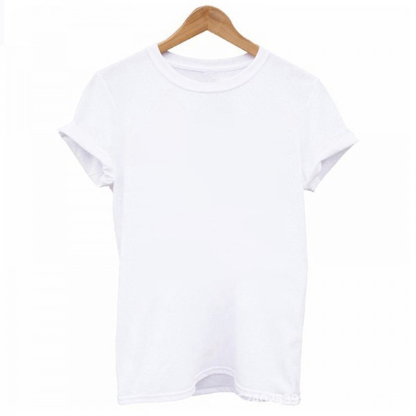 Fast selling popular European and American fashion women's wear solid color T-shirt short sleeve spring and summer eBay new women's wear shopee hot sale 