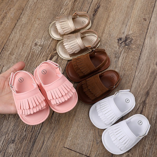 Summer tassel female baby sandals summer rubber soled shoes summer sandals baby shoes baby shoes sandals toddler shoes 