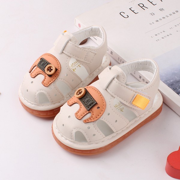 2021 summer with whistle baby shoes soft sole Baotou baby sandals ox tendon sole 2660 