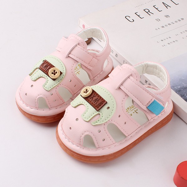 2021 summer with whistle baby shoes soft sole Baotou baby sandals ox tendon sole 2660 