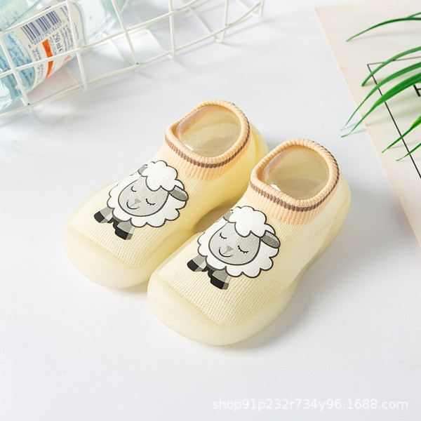 Baby walking shoes baby soft soled spring and summer children's indoor 0-1 years old 2 breathable autumn floor socks sandals 