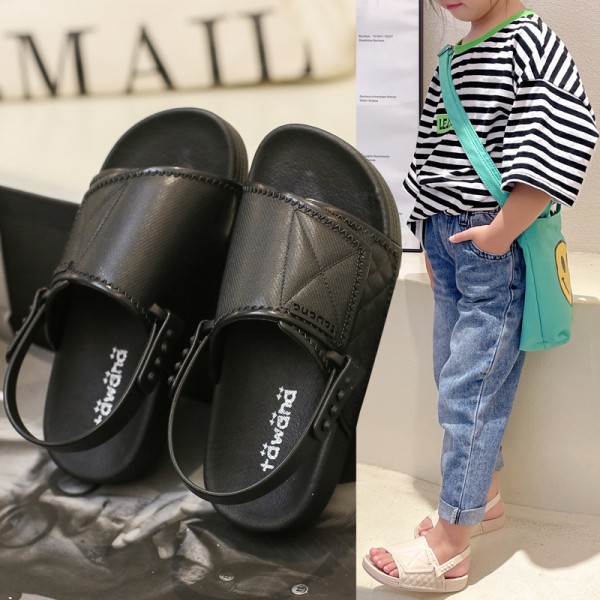 Tawana children's sandals net is a popular one word leisure flat bottom fashion parent-child slippers and children's slippers manufacturer wholesale 