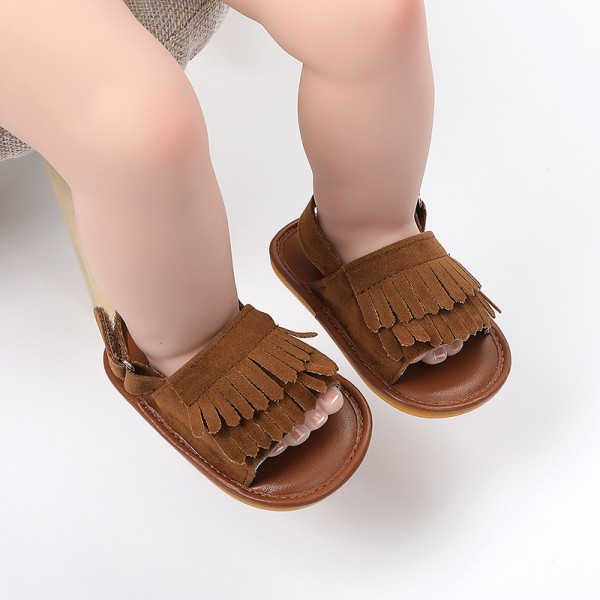 Summer tassel female baby sandals summer rubber soled shoes summer sandals baby shoes baby shoes sandals toddler shoes 