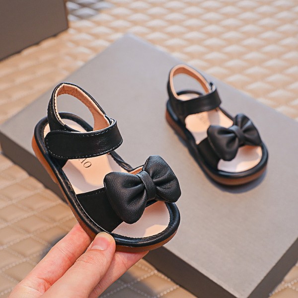 Girls' fashion sandals 2021 summer new children's soft bottom beach shoes Rhinestone little girls' foreign style baby shoes 