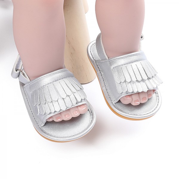 Summer tassel female baby sandals summer rubber soled shoes summer sandals baby shoes baby shoes sandals toddler shoes 