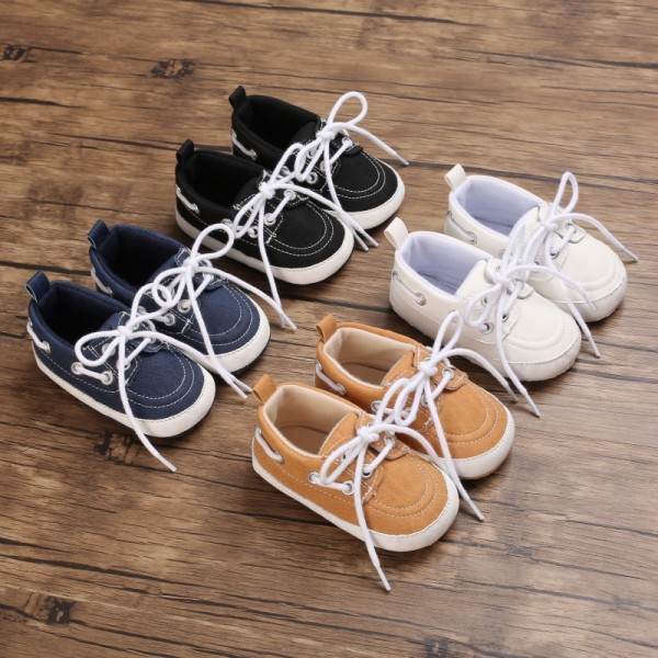 Baby shoes spring and autumn style 0-1-year-old boys' and girls' shoes soft soled casual walking shoes 