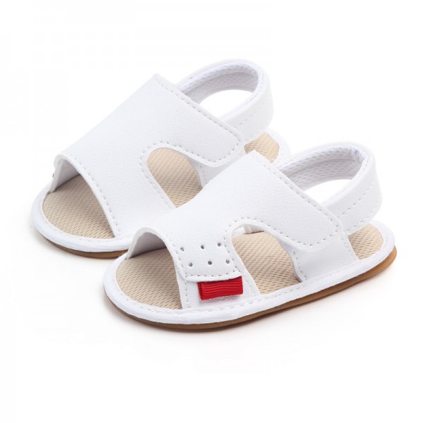 Summer baby shoes 0-1 year old casual baby male sandals soft soled Velcro non slip breathable walking shoes wholesale 