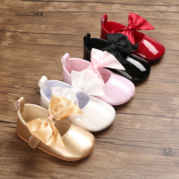 Spring and autumn style 0-1-year-old baby walking shoes Soft Sole Baby Shoes versatile princess shoes 