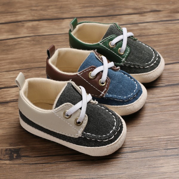 Spring and autumn 0-1 year old baby walking shoes comfortable soft sole baby shoes casual shoes 