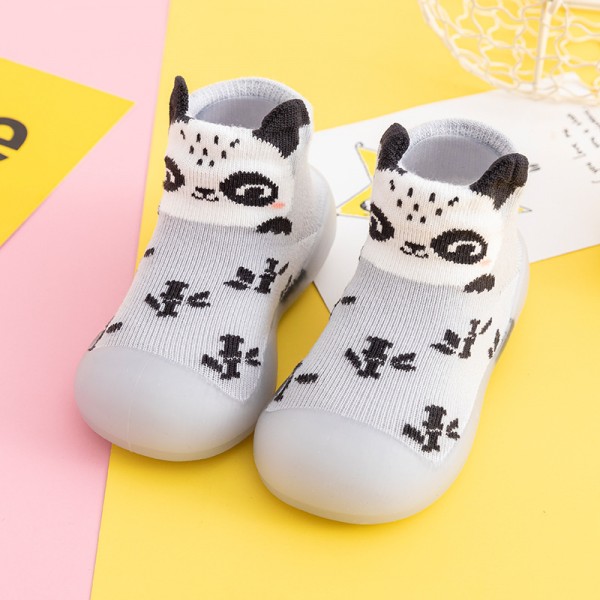 2021 new children's walking shoes soft bottom cartoon 0-3-year-old baby indoor sock shoes infant outer shoes 