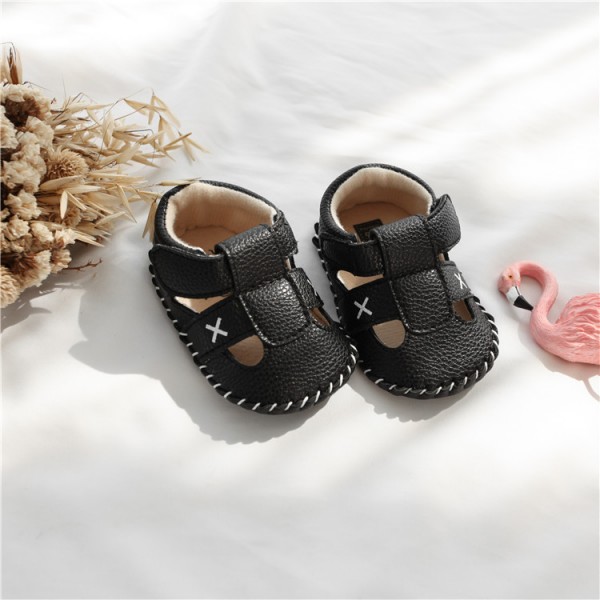Hansheng baby sandals 0-1 year old toddlers summer soft bottom non slip baby shoes babyshoes 2019 