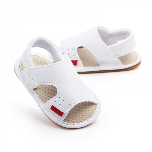 Summer baby shoes 0-1 year old casual baby male sandals soft soled Velcro non slip breathable walking shoes wholesale 