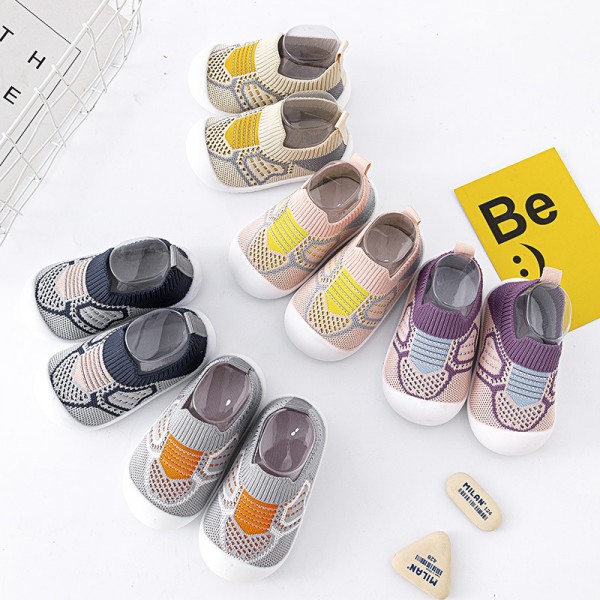 Baby Toddler shoes baby shoes soft sole anti slip 0-1-3 years old spring and autumn boys and girls indoor anti kick shoes and socks 