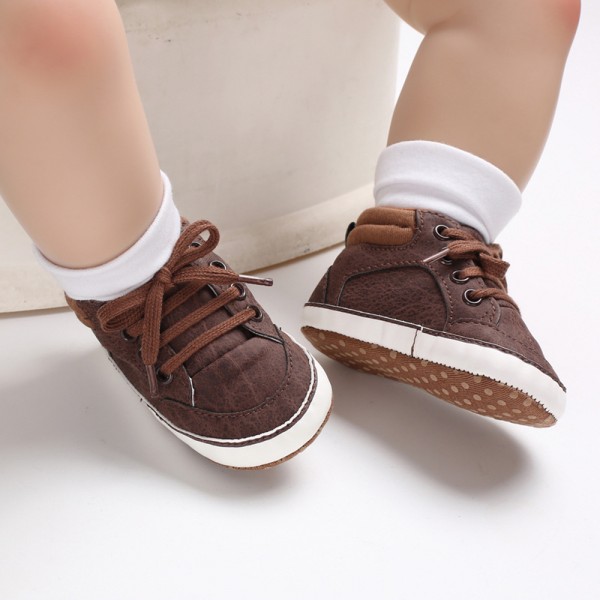 Spring and autumn baby lace up shoes 1-0-year-old men's casual shoes 