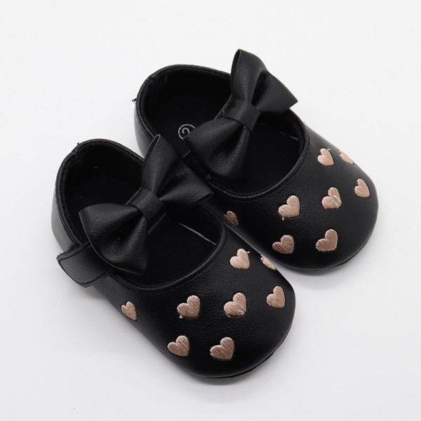 New baby shoes butterfly heart-shaped foreign trade Korean baby shoes toddler shoes princess style comfortable soft soled children's shoes wholesale 