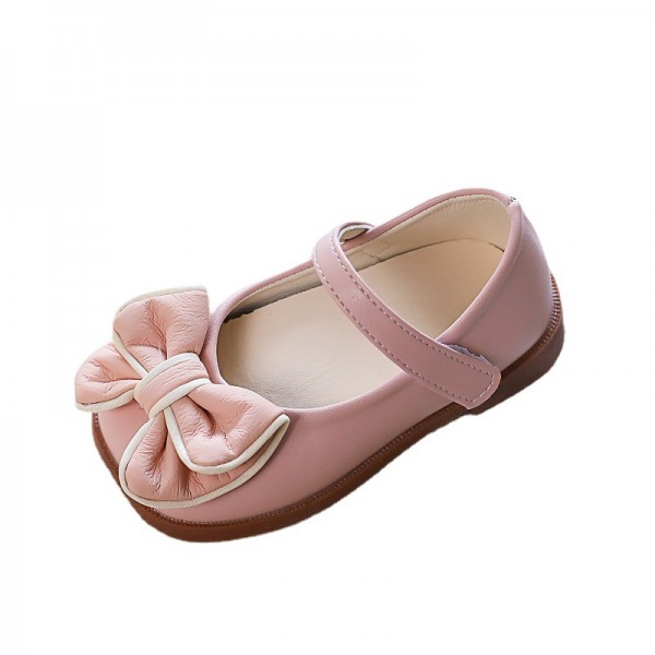 Girls' small leather shoes spring 2022 new princess shoes women's treasure children's shoes soft soled children's shoes spring and autumn single shoes black 