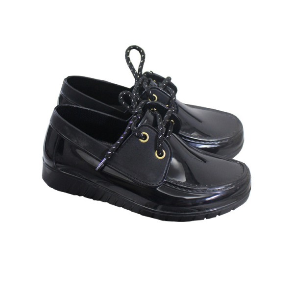 Heli shark fashion spring and autumn winter boys' plastic shoes students' daily casual shoes water breathable flat bottomed Baotou children's single shoes 