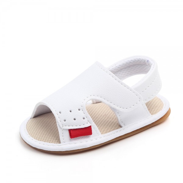 Summer baby shoes 0-1 year old casual baby male sandals soft soled Velcro non slip breathable walking shoes wholesale 