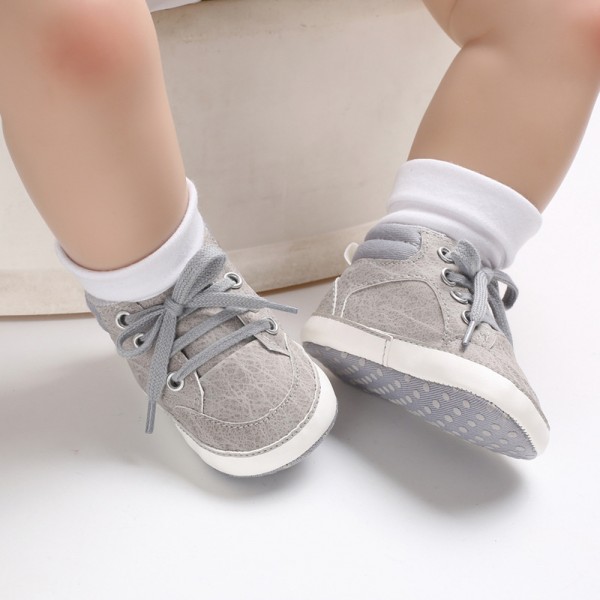 Spring and autumn baby lace up shoes 1-0-year-old men's casual shoes 