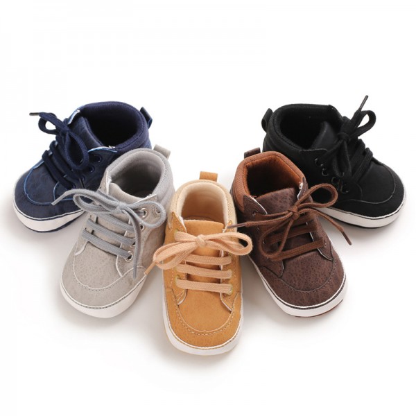 Spring and autumn baby lace up shoes 1-0-year-old men's casual shoes 