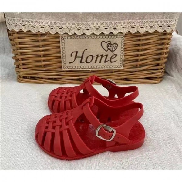 Girls' sandals 2022 new jelly shoes casual childre...