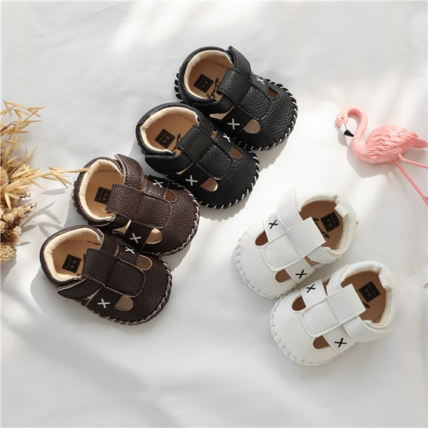 Hansheng baby sandals 0-1 year old toddlers summer soft bottom non slip baby shoes babyshoes 2019 