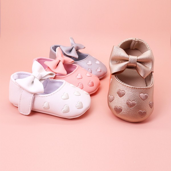 New baby shoes butterfly heart-shaped foreign trad...