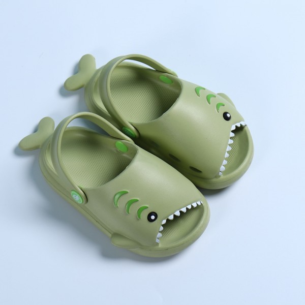 Heli shark new fashion little shark cool children's shoes flat bottom leisure daily wear male and female baby beach sandals 