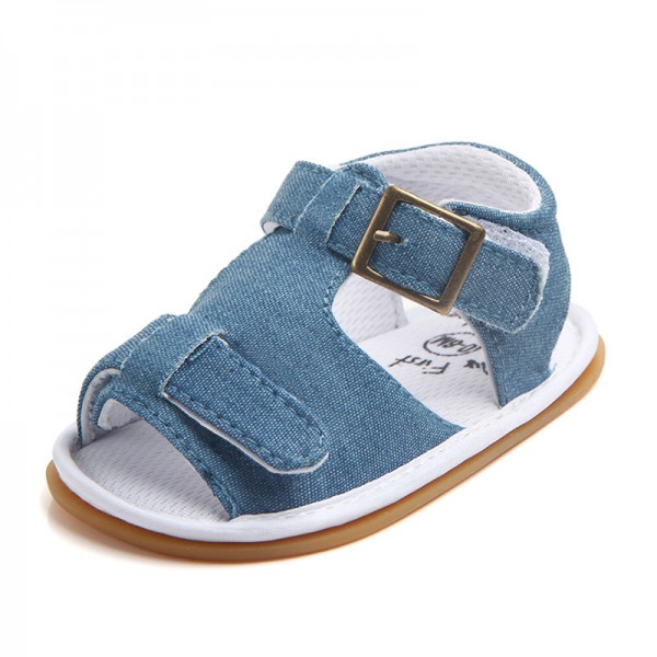 Spring and summer new men's baby shoes baby shoes soft soled non slip walking shoes rubber soled sandals wholesale 0824 