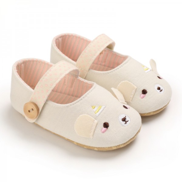 Spring and autumn style 0-1-year-old baby walking shoes soft bottom breathable baby shoes cartoon casual shoes 