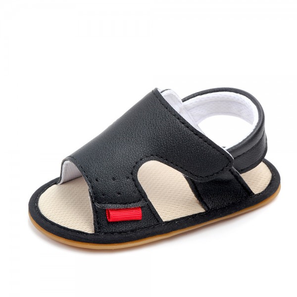 Summer baby shoes 0-1 year old casual baby male sandals soft soled Velcro non slip breathable walking shoes wholesale 