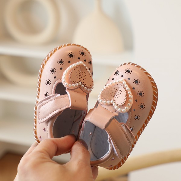 Girl baby sandals summer breathable baby princess ...