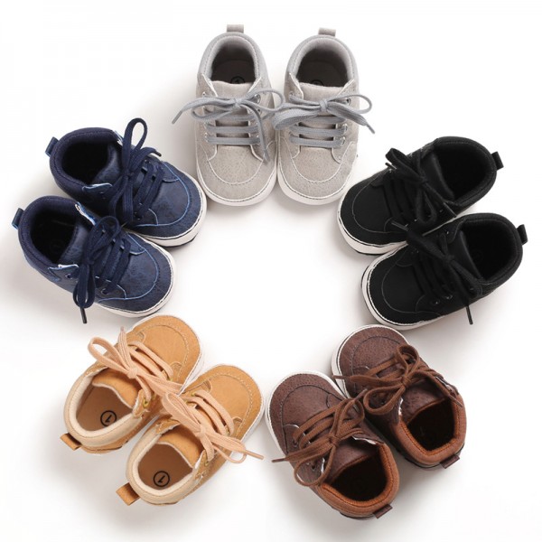 Spring and autumn baby lace up shoes 1-0-year-old men's casual shoes 