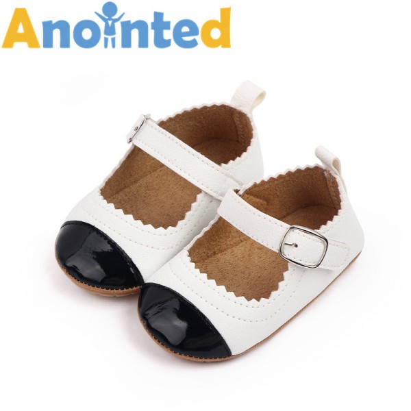 Spring and autumn style 0-1-year-old female baby shoes princess shoes soft soled shoes baby soft film bottom non slip walking shoes wholesale 