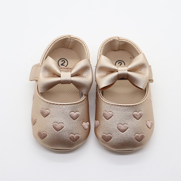 New baby shoes butterfly heart-shaped foreign trade Korean baby shoes toddler shoes princess style comfortable soft soled children's shoes wholesale 