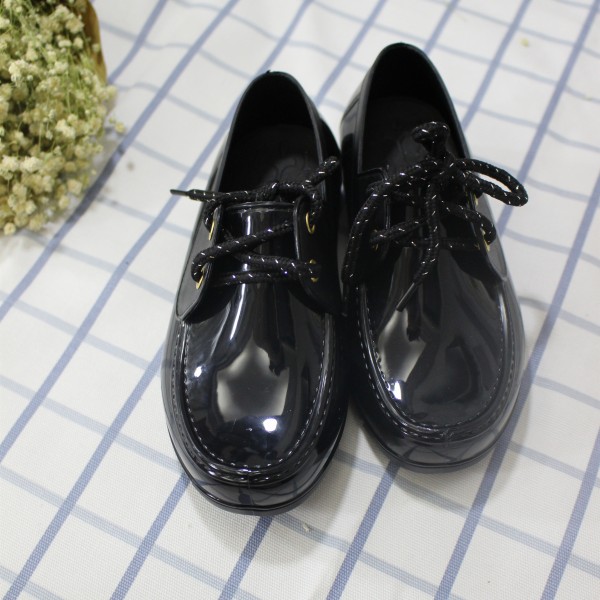 Heli shark fashion spring and autumn winter boys' plastic shoes students' daily casual shoes water breathable flat bottomed Baotou children's single shoes 