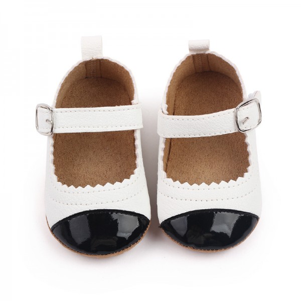 Spring and autumn style 0-1-year-old female baby shoes princess shoes soft soled shoes baby soft film bottom non slip walking shoes wholesale 